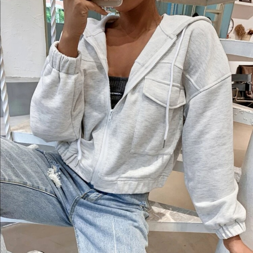 COPY - Cropped Zip Up